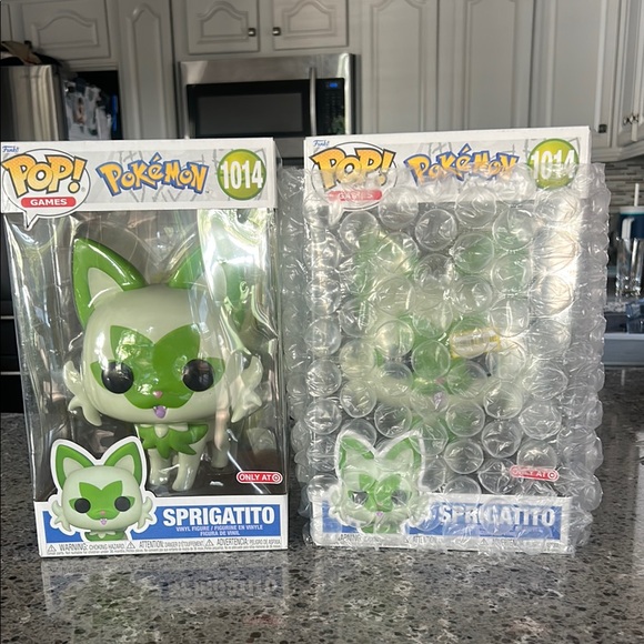 Two XL Funko POP! Jumbo: Pokémon Sprigatito
Figures, NIB - Picture 5 of 5